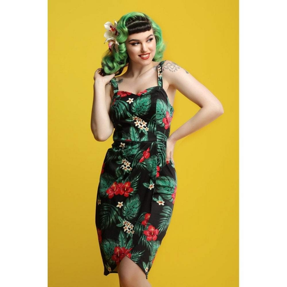 MAHINA COLLECTIF TROPICAL PARADISE SARONG DRESS